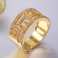 2018 hot gold rings estilo diseño para mujer
